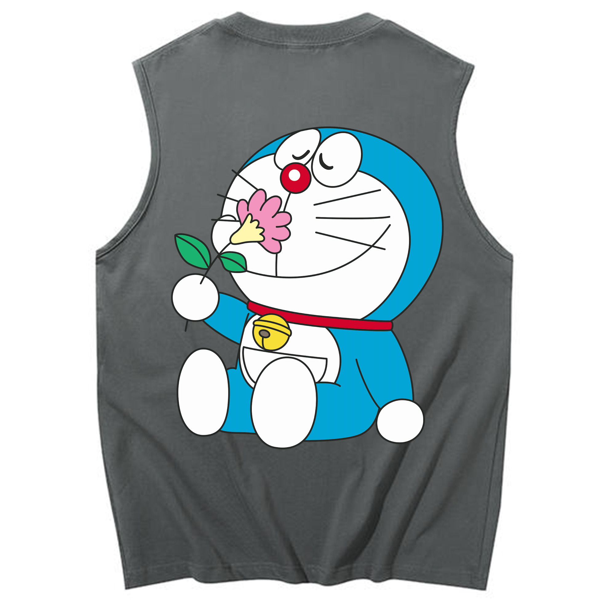 （画像用） ドラえもん Doraemon コットン100％タンクトップ（背面プリント）